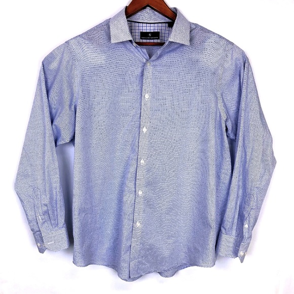 Hart Schaffner Marx Mens Button-down Shirt LG - Picture 1 of 7